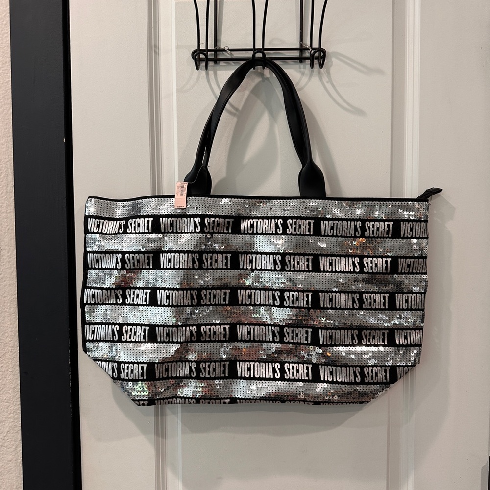 Victoria's Secret Sequin Zippered Tote